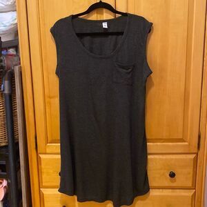 Old Navy charcoal gray short dress